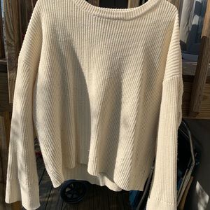 Cream sweater